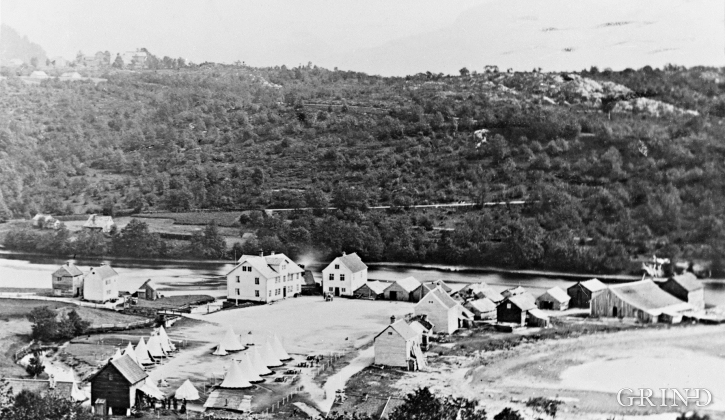 Fram til 1870-åra var Osøyro militær øvingsplass