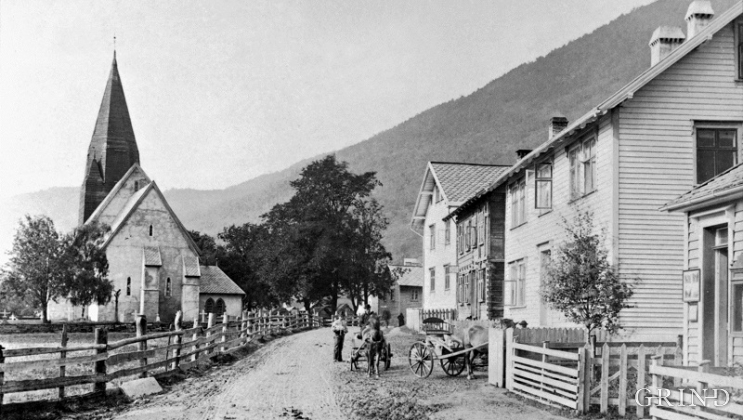 Vossevangen kring 1890