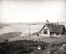 Fløystangen ved Fløistuen i Bergen kring 1890