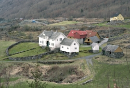The main house at Nedrevåge, Tysnes