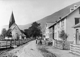 Vossevangen around 1890.