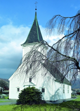 Gjerde church at Etne