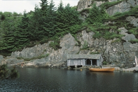 Boathouses in Breiviksunde
