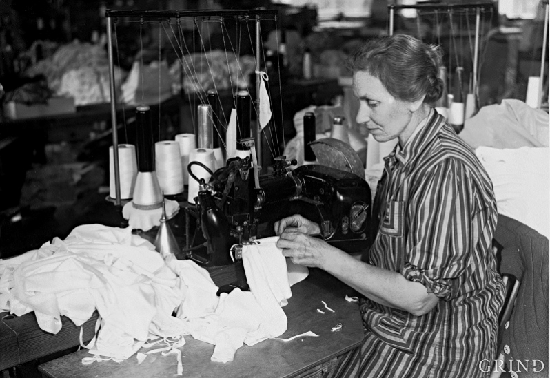 Janus-fabrikken på Espeland ble en stor kvinnearbeidsplass