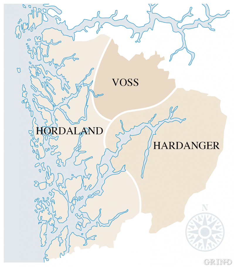 Det gamle Hordafylket frå 900-talet omfatta eit større område enn dagens Hordaland