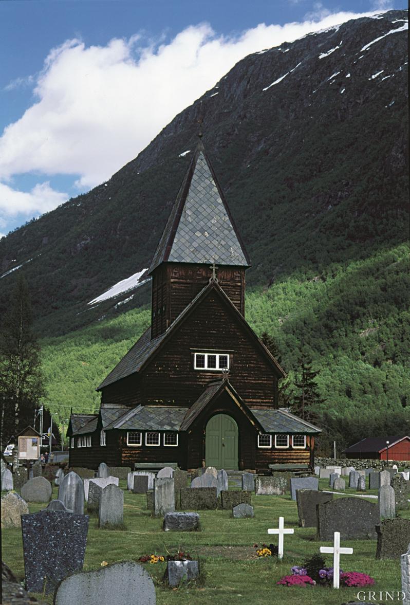 Stavkirken i Røldal.